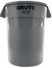 A Picture of product RCP-263200GY Rubbermaid® Commercial Round Brute® Container,  Plastic, 32 gal, Gray