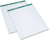 A Picture of product TOP-24032 Ampad® Flip Charts,  1" Quadrille, 27 x 34, White, 50 Sheets, 2/Pack