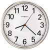 A Picture of product MIL-625561 Howard Miller® Hamilton Wall Clock,  12", Silver, 1 AA