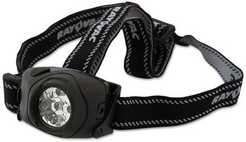 Rayovac® Virtually Indestructible Flashlight,  Headlamp, Black, 3 AAA