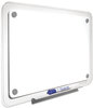 A Picture of product QRT-TM1107 Quartet® iQ™ Total Erase® Translucent-Edge Board,  11 x 7, White, Clear Frame