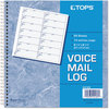 A Picture of product TOP-44165 TOPS™ Voice Mail Message Book,  8 1/2 X 8-1/4, 1,400-Message Book