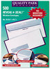 A Picture of product QUA-67418 Quality Park™ Reveal-N-Seal® Envelope,  Contemporary, #10, White, 500/Box