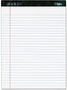 A Picture of product TOP-63416 TOPS™ Docket™ Ruled Perforated Pads,  8 1/2 x 11 3/4, White, 50 Sheets, 6/Pack