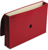 A Picture of product WLJ-7224R Wilson Jones® ColorLife® Expanding Wallet with Velcro Gripper® Flap,  Legal, Red