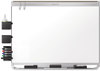 A Picture of product QRT-P554AP2 Quartet® Prestige 2 Connects™ DuraMax® Magnetic Porcelain Whiteboard,  48 x 36, Silver Frame