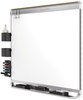 A Picture of product QRT-P554AP2 Quartet® Prestige 2 Connects™ DuraMax® Magnetic Porcelain Whiteboard,  48 x 36, Silver Frame