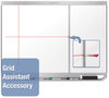 A Picture of product QRT-P554AP2 Quartet® Prestige 2 Connects™ DuraMax® Magnetic Porcelain Whiteboard,  48 x 36, Silver Frame