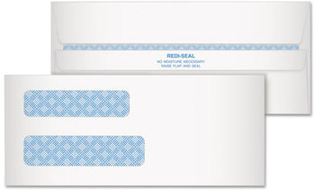 Quality Park™ Redi-Seal™ Envelope,  Contemporary, #8, White, 250/Carton