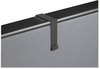 A Picture of product QRT-MCH10 Quartet® Cubicle Partition Hangers,  1 1/2" - 2 1/2" Panels, Black, 2/Set
