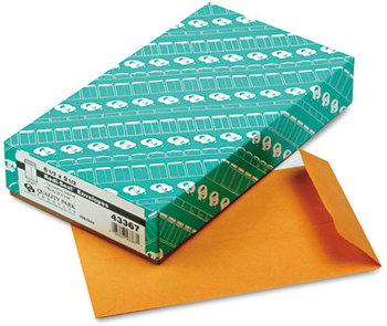Quality Park™ Redi-Seal™ Catalog Envelope,  6 1/2 x 9 1/2, Brown Kraft, 100/Box