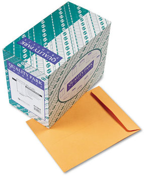 Quality Park™ Catalog Envelope,  9 1/2 x 12 1/2, Brown Kraft, 250/Box
