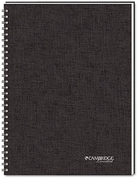Cambridge® Wirebound Guided Business Notebook,  QuickNotes, 5 x 8, White, 80 Sheets
