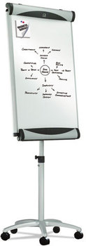 Quartet® Euro™ Premium Mobile Magnetic Easel,  27 x 41, White