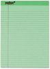 A Picture of product TOP-63190 TOPS™ Prism™ + Colored Writing Pads,  8 1/2 x 11 3/4, Green, 50 Sheets, Dozen