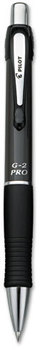 Pilot® G2 Pro Retractable Gel Ink Pen,  Refillable, Black Ink/Gray Barrel, .7mm