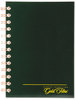 A Picture of product TOP-20801 Ampad® Gold Fibre® Personal Notebooks,  College/Medium, 5 x 7, Classic Green, 100 Sheets