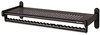 A Picture of product QRT-20404 Quartet® Metal Shelf Racks,  Powder Coated Textured Steel, 48w x 14-1/2d x 6h, Black