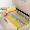 A Picture of product SMD-14939 Smead™ Colored Pressboard Fastener Folders with SafeSHIELD® Coated Fasteners 2" Expansion, 2 Letter Size, Yellow, 25/Box