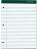 A Picture of product TOP-63437 TOPS™ Double Docket™ Ruled Pads,  8 1/2 x 11 3/4, White, 100 Sheets, 6 Pads/Pack