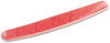 A Picture of product MMM-WR308GR 3M Fun Design Clear Gel Keyboard Wrist Rest,  2 3/4" x 18", Chevron Design