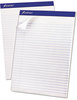 A Picture of product TOP-20270 Ampad® Recycled Writing Pads,  8 1/2 x 11 3/4, Canary, 50 Sheets, Dozen