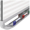 A Picture of product QRT-PP32P2 Quartet® Prestige 2 Connects™ Magnetic Total Erase® Project Planner,  36 x 24, Graphite Frame