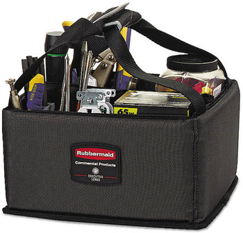 Rubbermaid® Commercial Executive Quick Cart Caddy,  Small, Dark Gray