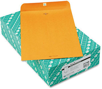 Quality Park™ Clasp Envelope,  10 x 15, 32lb, Brown Kraft, 100/Box