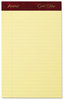 A Picture of product ESS-20029 Ampad® Gold Fibre® Writing Pads,  Jr. Legal Rule, 5 x 8, Canary, 50 Sheets, 4/Pack