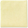 A Picture of product RCP-1820584 Rubbermaid® Commercial Microfiber Cleaning Cloths,  16 x 16, Yellow, 24/Pack