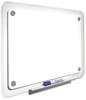 A Picture of product QRT-TM3623 Quartet® iQ™ Total Erase® Translucent-Edge Board,  36 x 23, White, Clear Frame