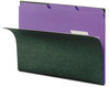 A Picture of product SMD-10283 Smead™ Interior File Folders 1/3-Cut Tabs: Assorted, Letter Size, 0.75" Expansion, Purple, 100/Box