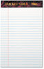 A Picture of product TOP-63910 TOPS™ Docket™ Ruled Perforated Pads,  Legal/Wide, 5 x 8, White, 50 Sheets, Dozen