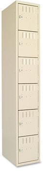 Tennsco Box Compartments,  Single Stack, 12w x 18d x 72h, Sand