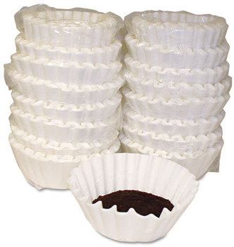 Melitta® Basket Style Coffee Filters,  Paper, 12 to 15 Cups, 800/Carton