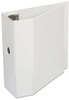 A Picture of product UNV-20997 Universal® Slant D-Ring View Binder 3 Rings, 5" Capacity, 11 x 8.5, White