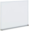 A Picture of product UNV-43622 Universal® Melamine Dry Erase Board with Aluminum Frame 24 x 18, White Surface, Anodized
