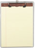 A Picture of product UNV-40303 Universal® Plastic Brushed Aluminum Clipboard Portrait Orientation, 0.5" Clip Capacity, Holds 8.5 x 11 Sheets, Silver