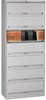 A Picture of product TNN-FS371LLGY Tennsco Fixed Shelf Lateral File,  36w x 16 1/2d x 87h, Light Gray