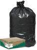A Picture of product WBI-RNW1TL80 Earthsense® Commercial Linear Low Density Large Trash and Yard Bags,  33gal, .9mil, 32.5 x 40, Black, 80/Carton