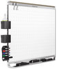 A Picture of product QRT-TEM547A Quartet® Prestige 2 Connects™ Magnetic Total Erase® Whiteboard,  72 x 48, Aluminum Frame