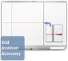 A Picture of product QRT-TEM547A Quartet® Prestige 2 Connects™ Magnetic Total Erase® Whiteboard,  72 x 48, Aluminum Frame