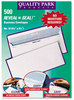 A Picture of product QUA-67218 Quality Park™ Reveal-N-Seal® Envelope,  Contemporary, #10, White, 500/Box