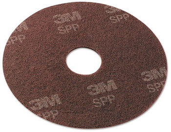 3M Surface Preparation Pads. 20 in. Maroon. 10/Carton.