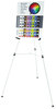 A Picture of product QRT-55E Quartet® Heavy-Duty Telescoping Aluminum Tripod Easel,  38" to 66" High, Aluminum, Silver