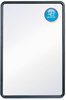 A Picture of product QRT-7551 Quartet® Contour® Dry Erase Board,  Melamine, 24 x 18, White Surface, Black Frame