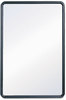 A Picture of product QRT-7551 Quartet® Contour® Dry Erase Board,  Melamine, 24 x 18, White Surface, Black Frame