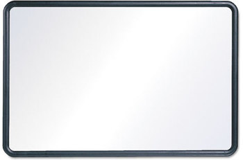 Quartet® Contour® Dry Erase Board,  Melamine, 24 x 18, White Surface, Black Frame