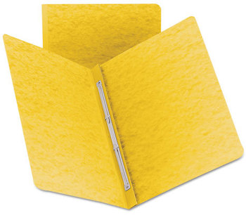 Smead™ Prong Fastener Premium Pressboard Report Cover Two-Piece 3" Capacity, 8.5 x 11, Yellow/Yellow